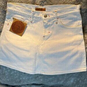 James Jeans Carter Skirt - White - size 27/4